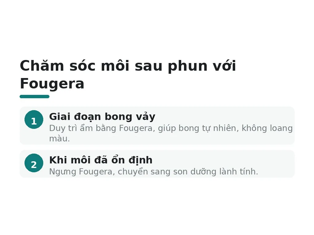 Fougera có tác dụng gì trong phục hồi và lên màu môi?