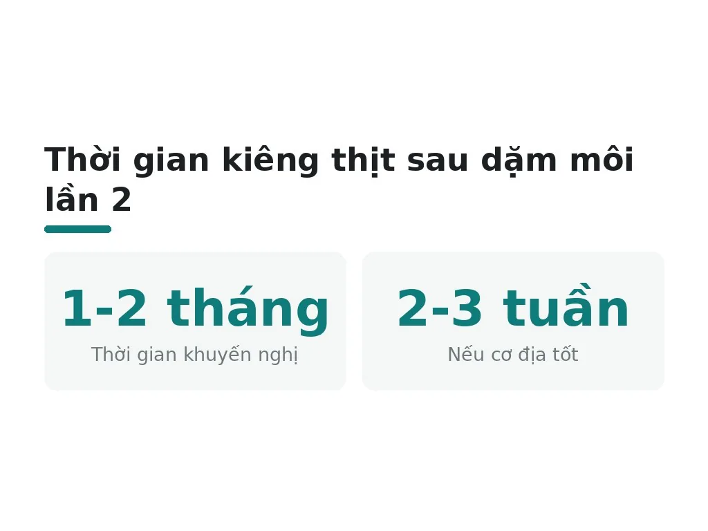 Chăm sóc sau dặm lần 2 nên kiêng gì và làm gì?