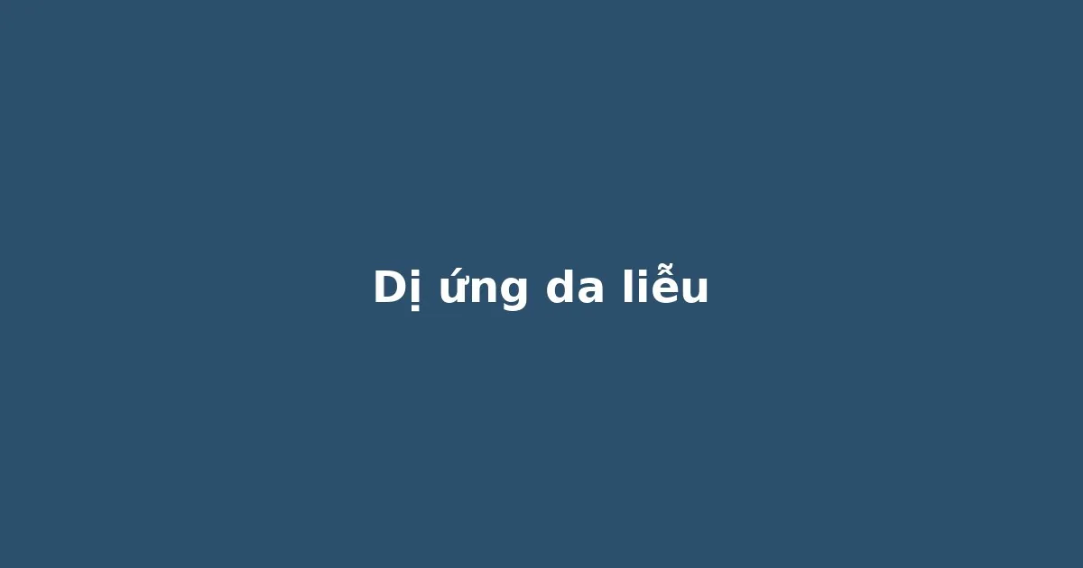 ## Dị ứng mực xăm và biến chứng ngoài da
