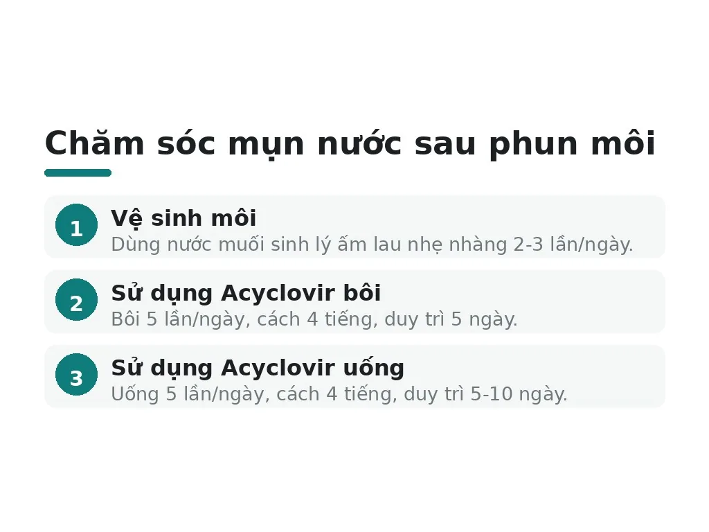 Chăm sóc và điều trị mụn nước an toàn thế nào?