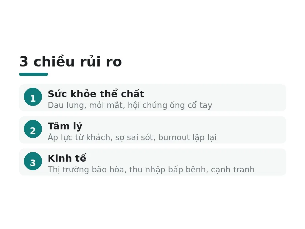 Mặt trái của nghề phun xăm là gì?