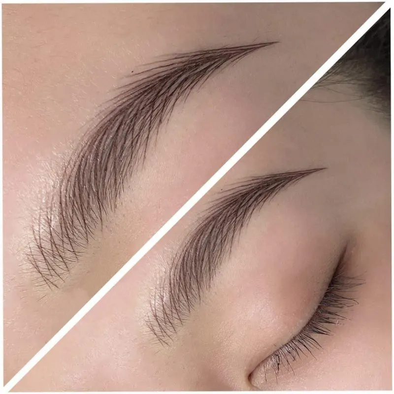 Kỹ thuật hairstroke tạo sợi lông mày siêu vi tự nhiên