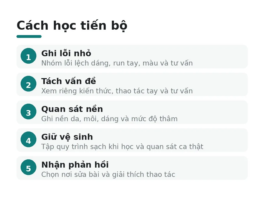 Nên học phun môi charm flora như thế nào để tiến bộ?