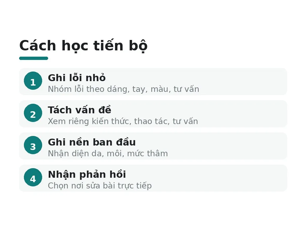 Nên học phun môi glowlips như thế nào để tiến bộ?